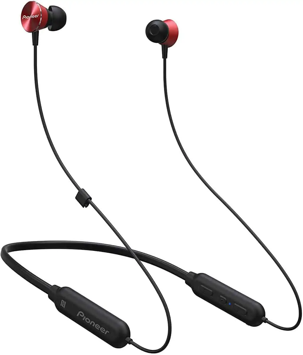 Pioneer SE-QL7BT Bluetooth Sport In-Ear-Kopfhörer (rot) für 15,99 € inkl. Versand statt 31,93 €
