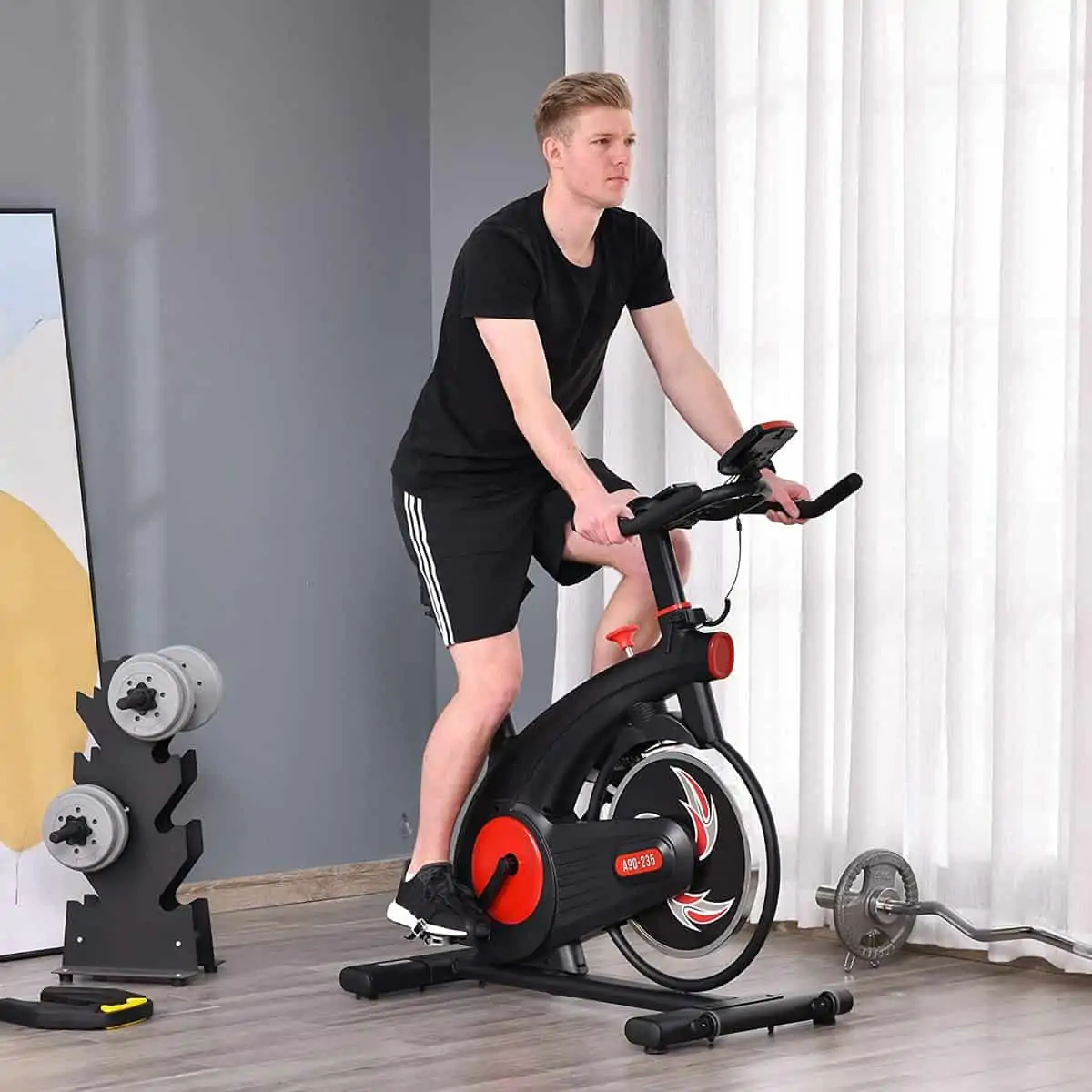 *nur noch 9 Stück* HOMCOM Fahrradtrainer Indoor Heimtrainer für 129,95 € inkl. Versand (statt 249,90 €)