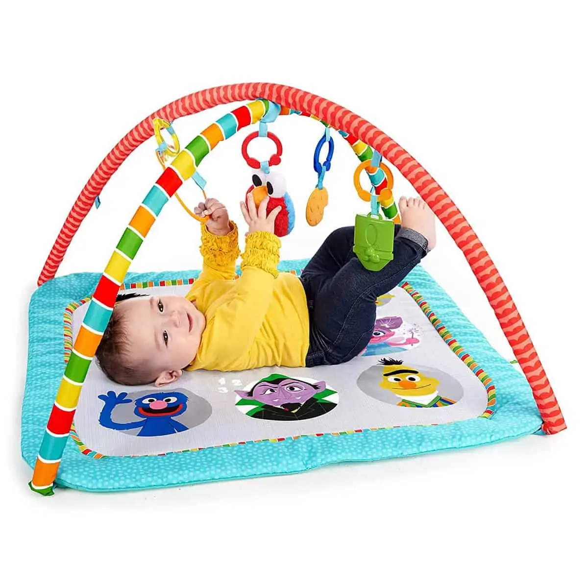 Bright Starts – Sesamstrasse Spieldecke mit Spielbogen für 41,05 € inkl. Versand statt 55,84 €