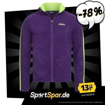 ASICS Full Zip Herren Polar Fleece Jacke e1628058173405