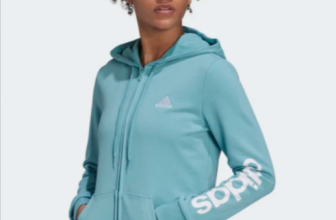 Adidas Essentials Logo Damen Kapuzenjacke e1628247140582