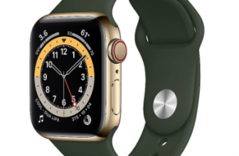 Apple Watch Series 6 LTE 40mm Edelstahlgehaeuse Gold