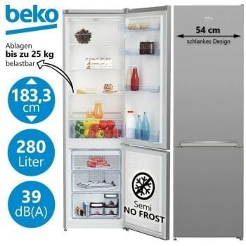 Beko RCHA300K30SN Kuehl Gefrierkombination e1629628095616