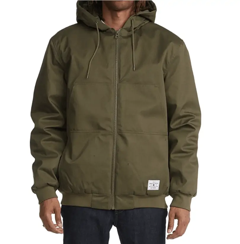 DC „Rowdy“ Herrenjacke in Grün für 48,98 € (statt 82,00 €)