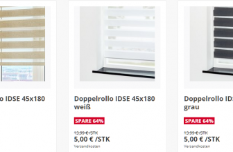 Doppel Rollos DAeNISCHES BETTENLAGER