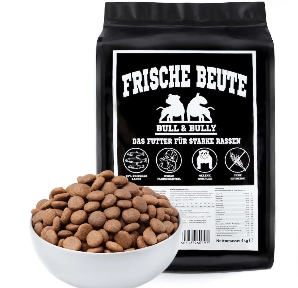 [Userdeal] 250 Gramm Bull&Bully Hundefutter Probe für 1,00 € inkl. Versand