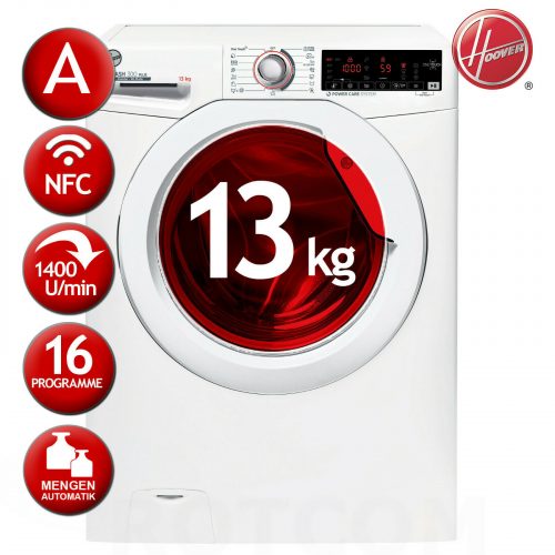 Hoover Waschmaschine H3W 413TXME/1-S (13 kg) für 369,90 € inkl. Versand (statt 474,39 €)