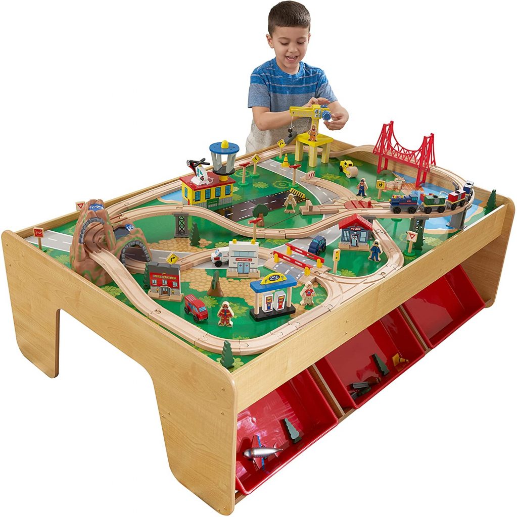 Kidkraft 17850 Eisenbahnset Und Spieltisch Waterfall Mountain