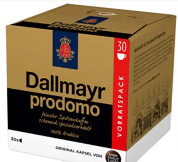 NESCAFÉ Dolce Gusto Dallmayr Prodomo, XXL-Vorratsbox 3er Pack (3 x 30 Kapseln) ab 11,94 € (Prime)
