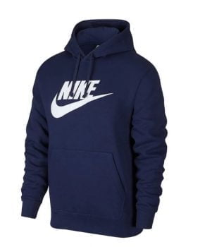 Nike Club Fleece Hoodie in blau fuer Herren