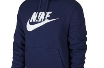 Nike Club Fleece Hoodie in blau fuer Herren