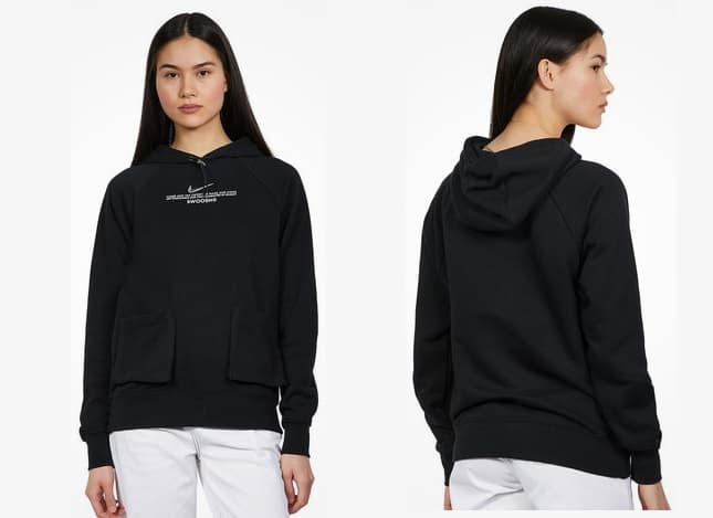 Nike French Terry Sportswear Swoosh Damen Hoodie 2