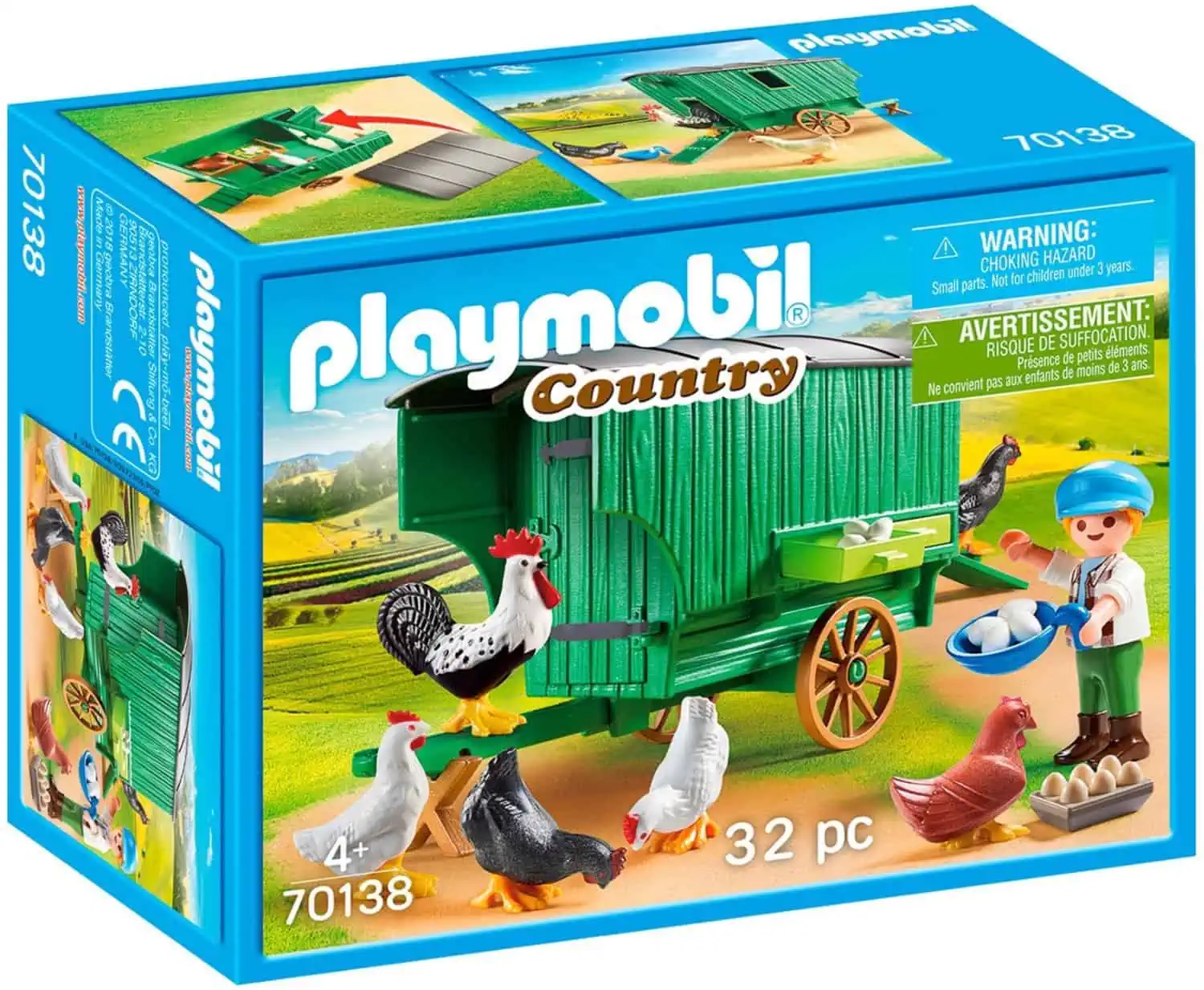Playmobil Country – Mobiles Hühnerhaus (70138) für 8,99 € inkl. Versand (statt 16,19 €)
