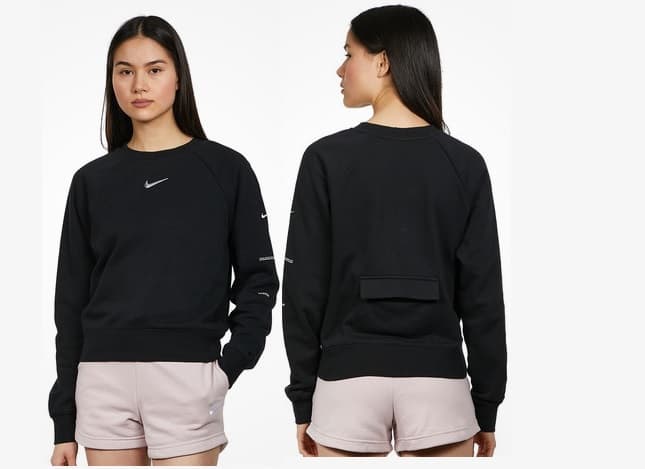 Sportswear Swoosh French Terry Crew Sweater