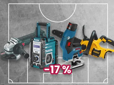 SVH24: 17 % Rabatt auf alles von Makita, Bosch, DeWalt und Metabo (Schrauber, Bohrer, Akkus, Sägen..)