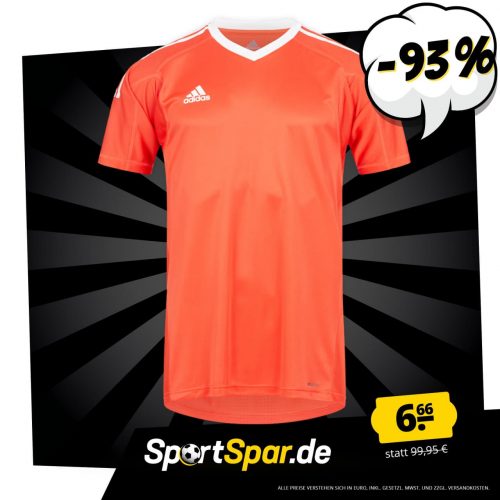 adidas adizero Herren Kurzarm Torwarttrikot (Gr. S bis XL) für 6,66 € zzgl. 3,95 € Versand
