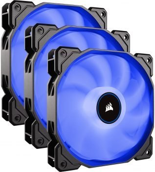 corsair air series af120 led blau 120mm 3 pack