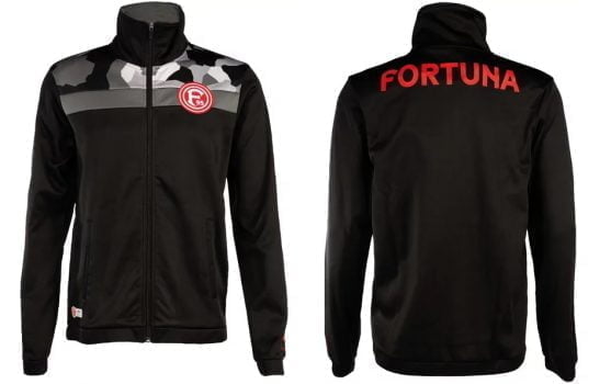 uhlsport Fortuna Duesseldorf F95 Freizeitjacke Camouflage schwarz