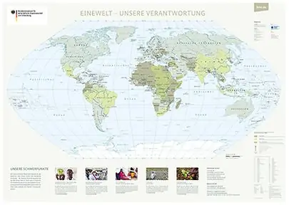 Gratis Weltkarte im Format 138 x 98 cm kostenlos bestellen