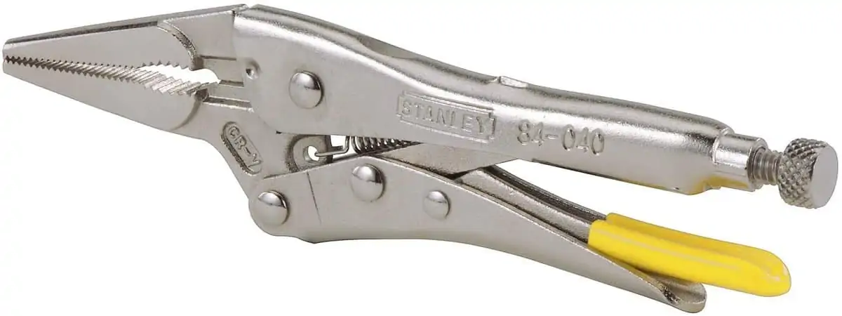 Stanley MaxSteel Gripzange (lange Backen, 170 mm Länge, 62 mm Ausladung, Zugmechanismus, verchromt) für 9,48 € inkl. Prime (statt 13,46 €)