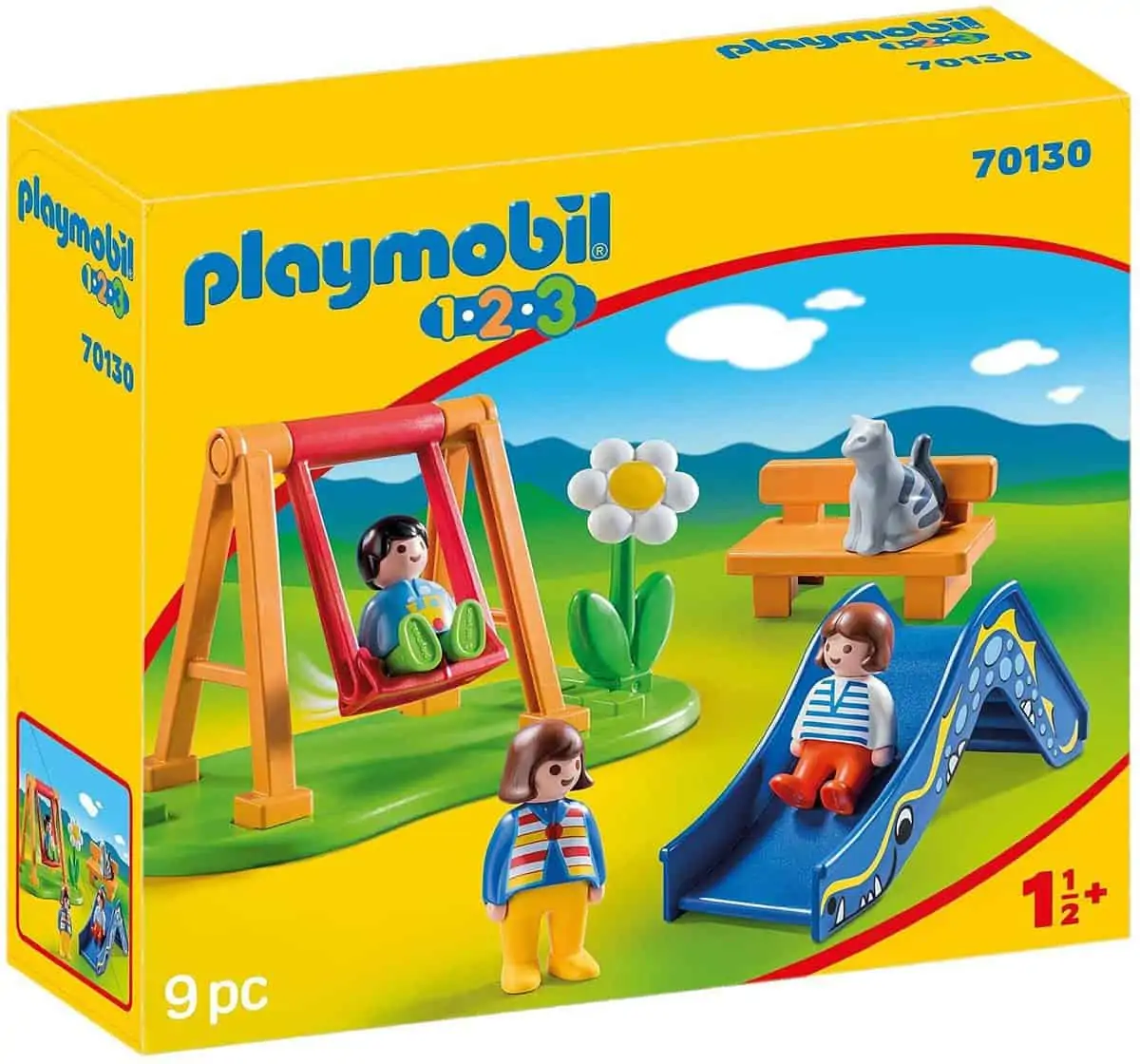 Playmobil 1.2.3 – Kinderspielplatz (70130) für 10,95 € [Prime] statt 15,33 €