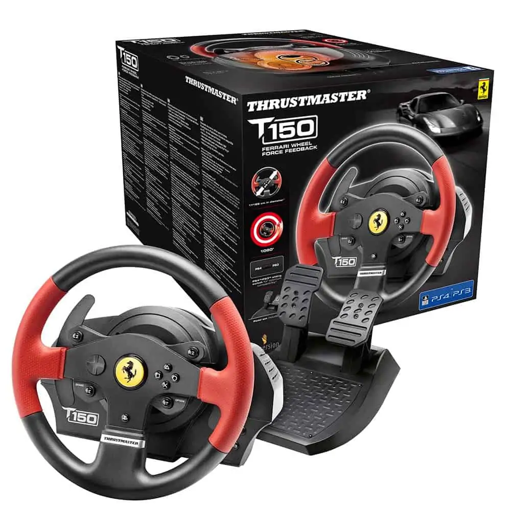 Thrustmaster T150 Ferarri Edition Rennlenkrad (PS4/PS3 und PC) für 119,00 € inkl. Versand statt 149,99 €