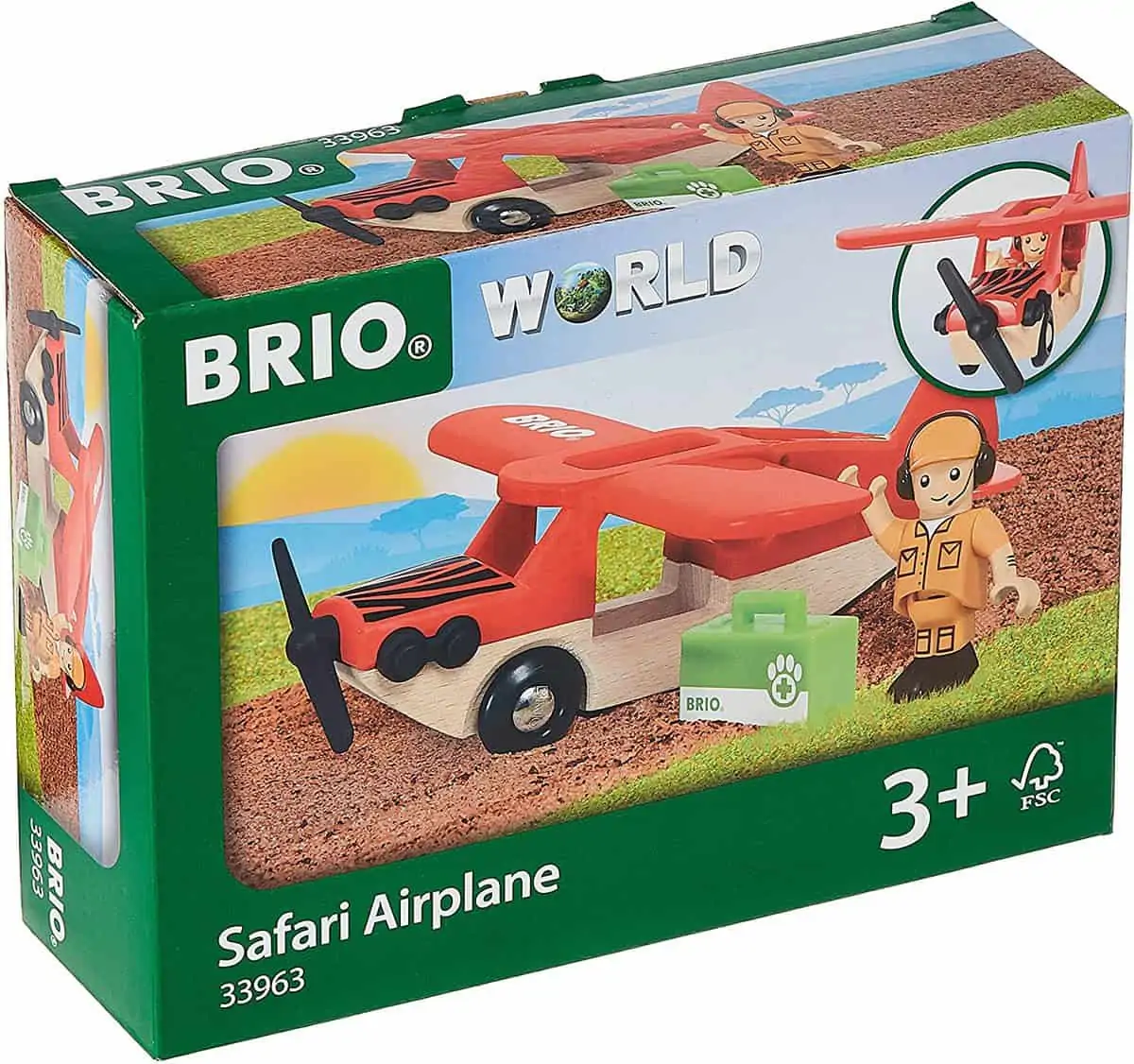 BRIO Safari Flugzeug (33963) für 11,99 € [Prime] statt 15,99 €