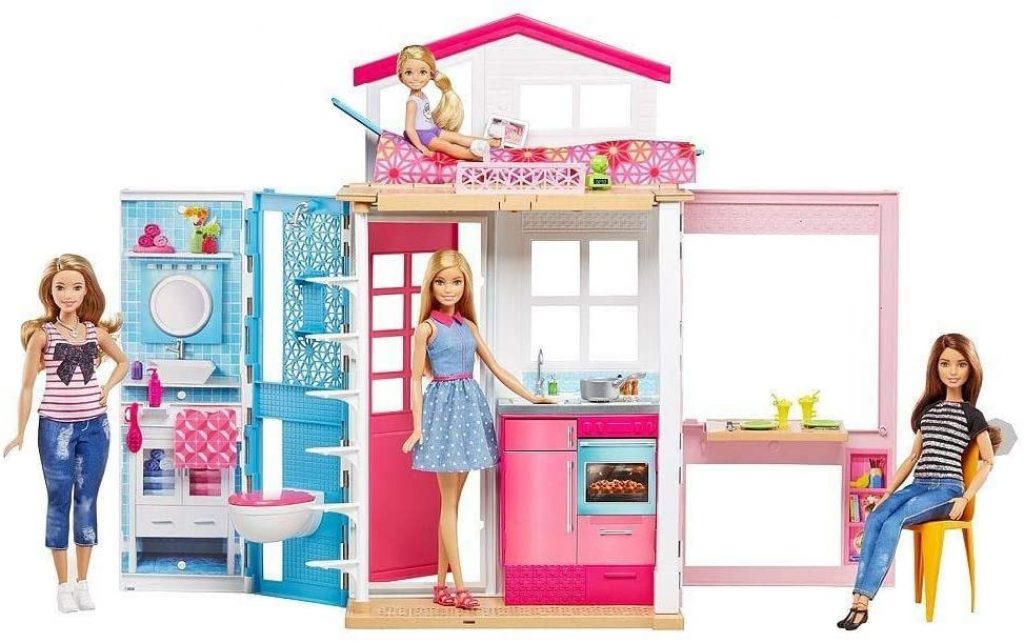 Barbie Mattel Dvv48 2 Etagen Ferienhaus