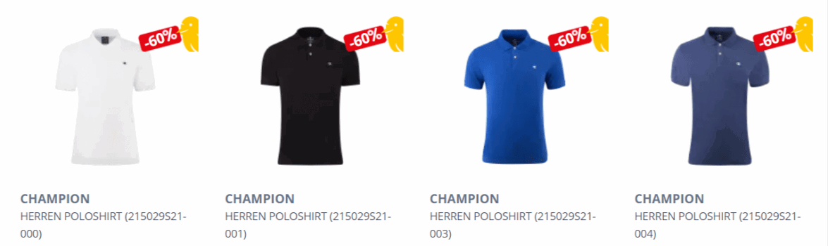 CHAMPION Herren Poloshirt e1630650933744