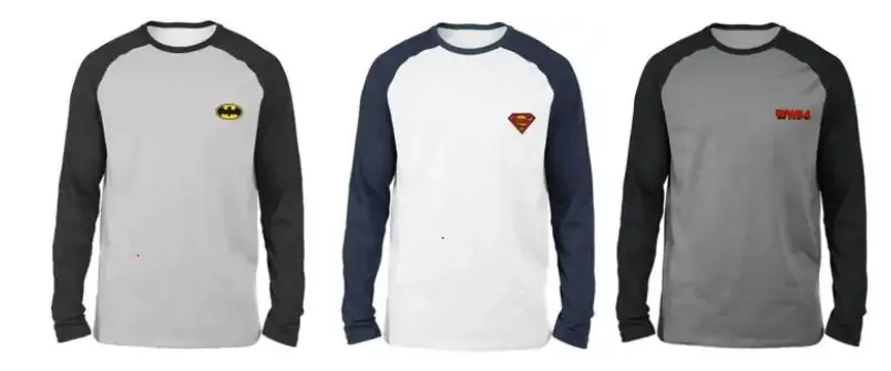 2 langärmlige DC Comics T-Shirts (Gr. S bis XL) für 19,00 € inkl. Versand (statt 49,97 €)