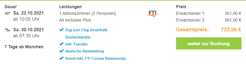 Fti® Beim Reiseveranstalter Urlaub Reisen Guenstig Buchen