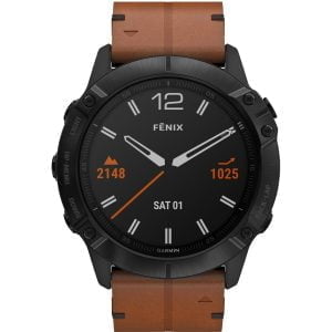 Garmin Herren Smartwatch Fenix 6X Sapphire