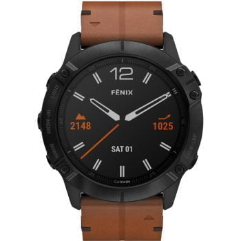 Garmin Herren Smartwatch Fenix 6x Sapphire e1630571302711