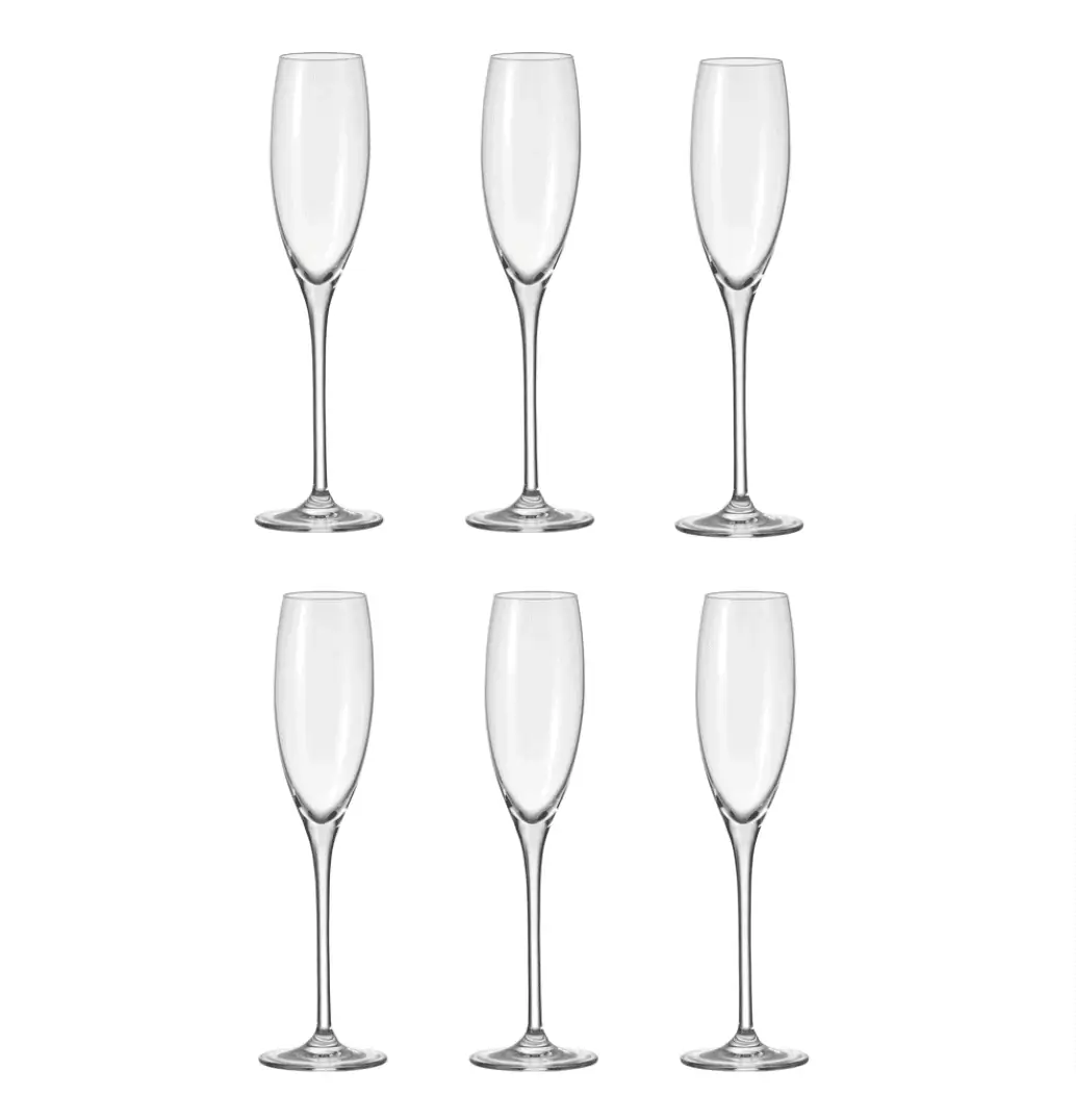 Leonardo Cheers Sekt-Gläser im 6er Set je 220 ml (081435) für 12,78 € inkl. Prime-Versand (statt 32,30 €)