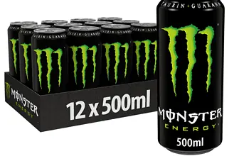 Monster Energy 12x500 ml Einweg Dose mit klassischem Energy Geschmack   Amazon.de  Lebensmittel