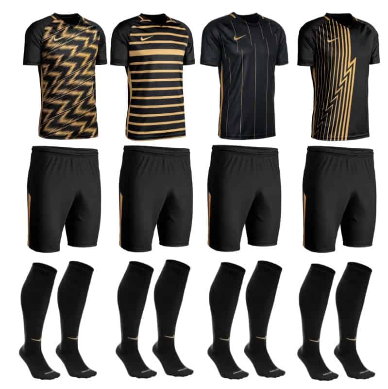 Nike Trikotset Sonderedition Clubzone Schwarz Gold