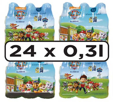 Paw Patrol Quellwasser 4 x 6er Pack 24 x 0 3l Amazon de Lebensmittel Getränke 1