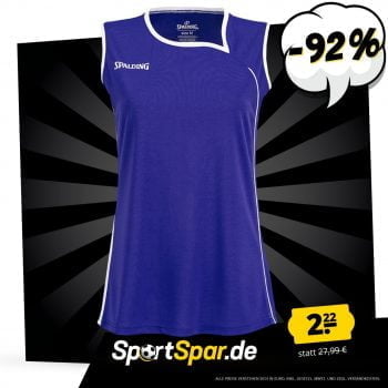 Spalding 4HER II Damen Basketball Tank Top Trikot e1636185487865