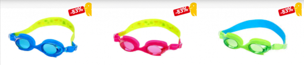 Tecnopro Kids Schwimmbrille Shark Pro