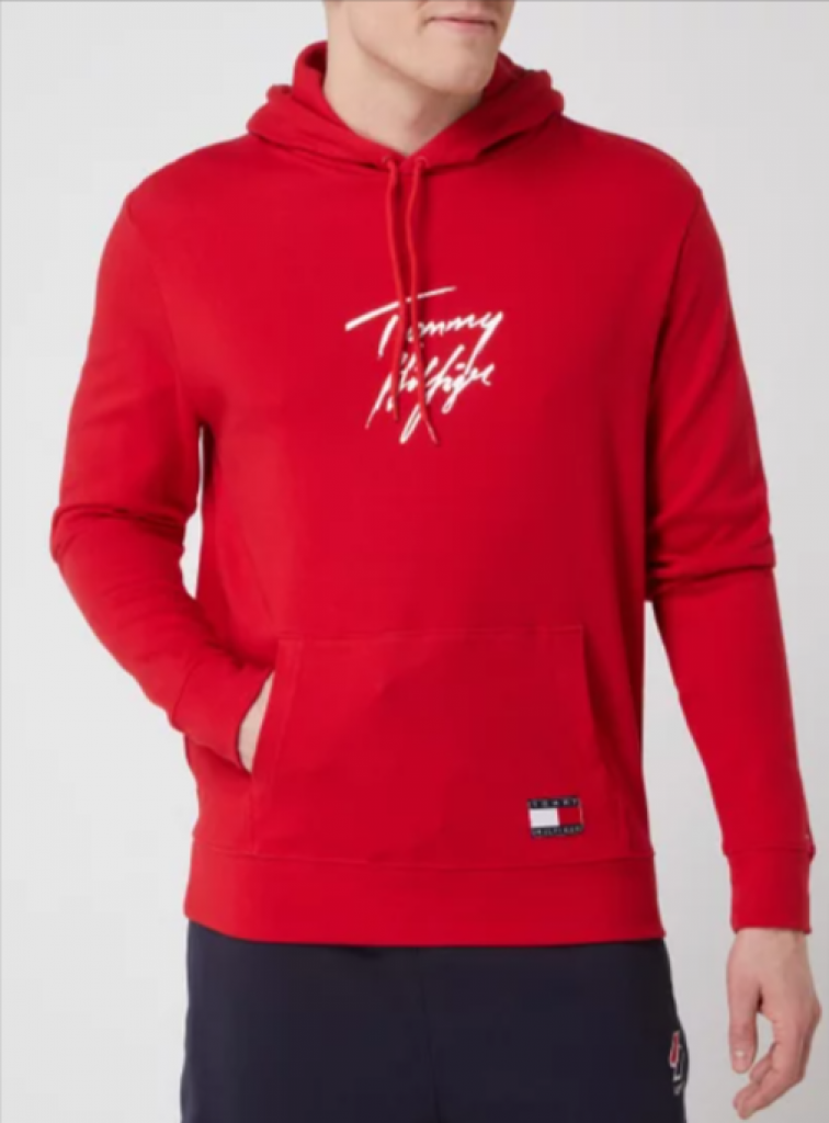 Tommy Hilfiger Hoodie Mit Logo In Rot