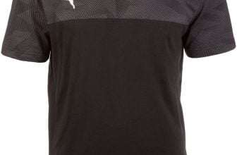 puma cup casuals tee black whisper white 1