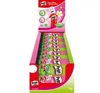 30x Pritt Klebestifte Grün und Pink (je 10g) für 9,99 € inkl. Versand (statt 25,00 €)