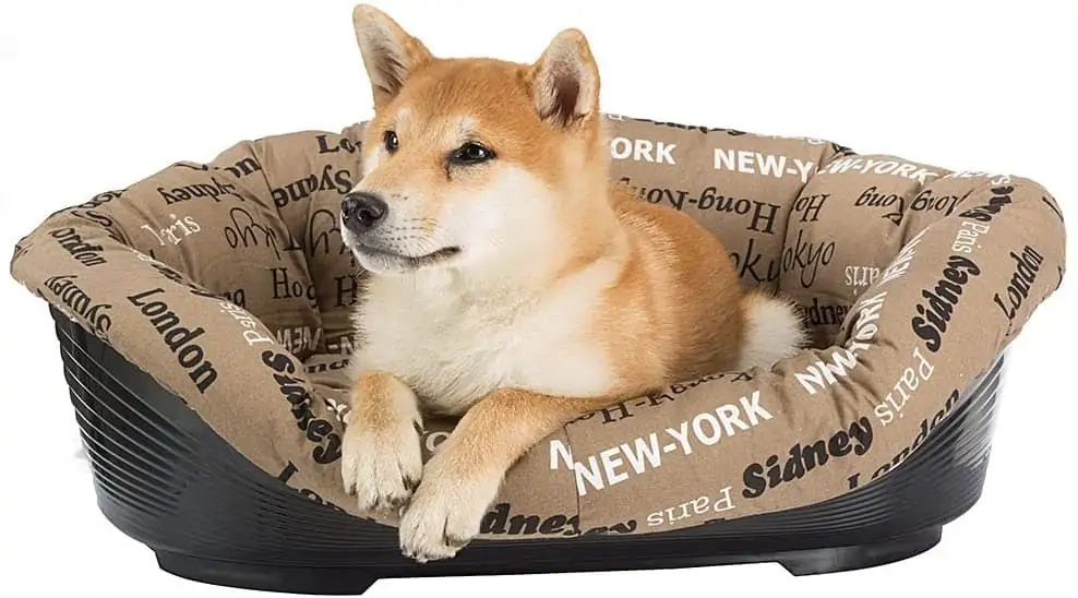 Ferplast Hundekorb mit Bezug (85 x 62 x 28,5 cm) für 26,54 € [Prime/lieferbar ab 26.11.21] statt 44,89 €