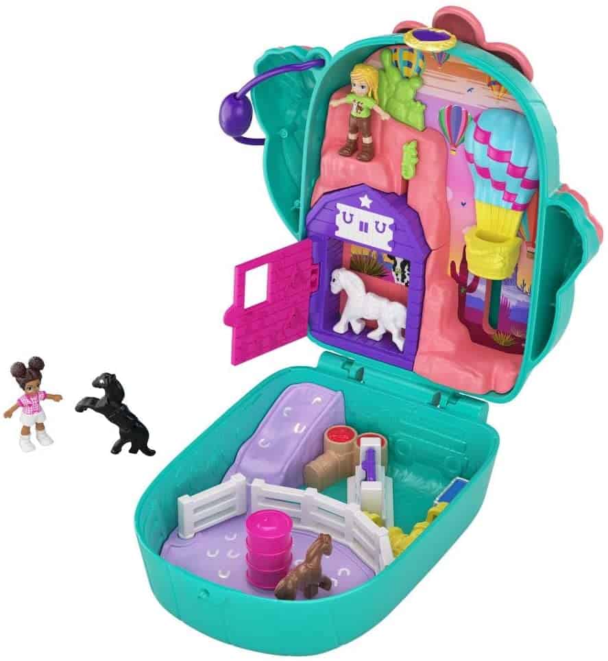 Polly Pocket Kaktus-Reiterhof Schatulle 