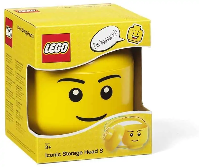 LEGO Aufbewahrungskopf – Room Copenhagen & Mädchen für 6,99 € [Prime] statt 9,90 €