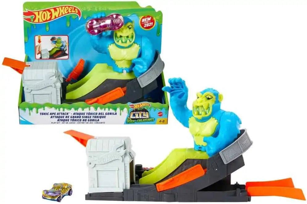 Mattel Hot Wheels City Giftige Affen-Attacke Spielset (GTT66) für 16,79 € [Prime] statt 27,53 €