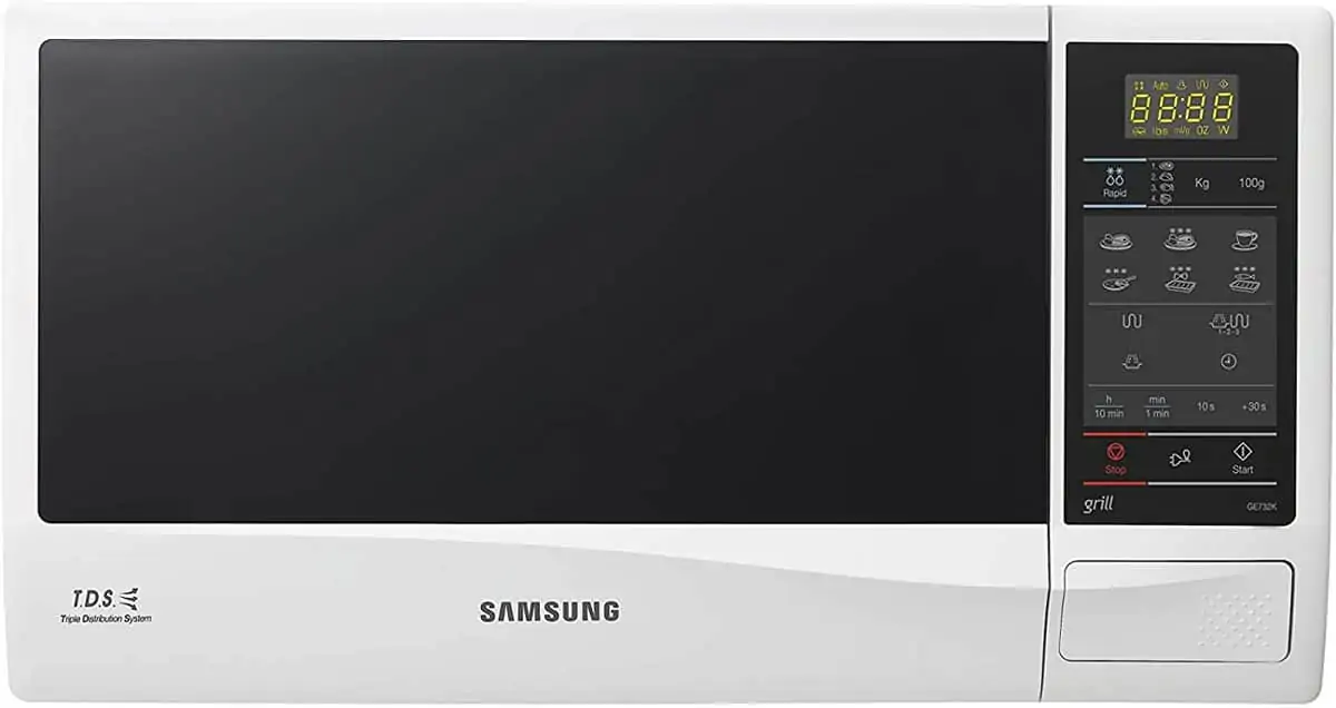 Samsung GE732 K Mikrowelle 20 l in weiß für 83,56 € inkl. Versand statt 111,46 €