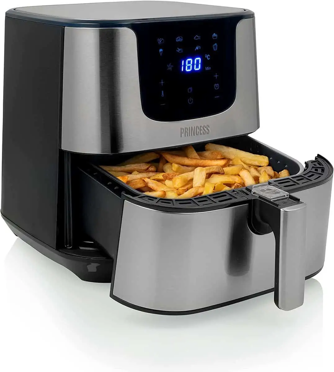 Princess Digitale Heißluft-Friteuse Deluxe XXL „182060“ (1700W, 5.5 Liter) für 74,99 € inkl. Versand statt 92,53 €