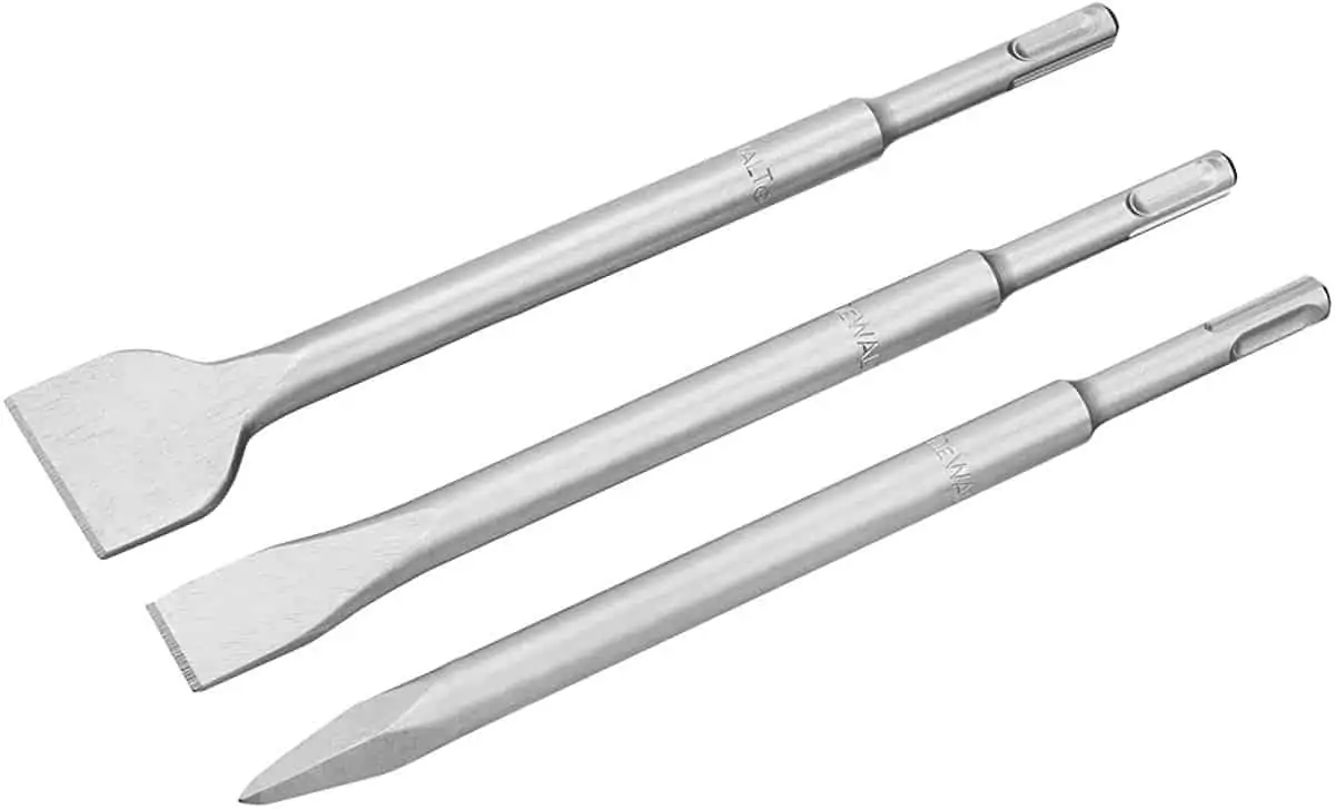 DeWalt Meißel-Set 3-teilig (SDS-plus, 1 Spitzmeißel + 2 Flachmeißel) für 9,15 € [Prime] statt 12,80 €