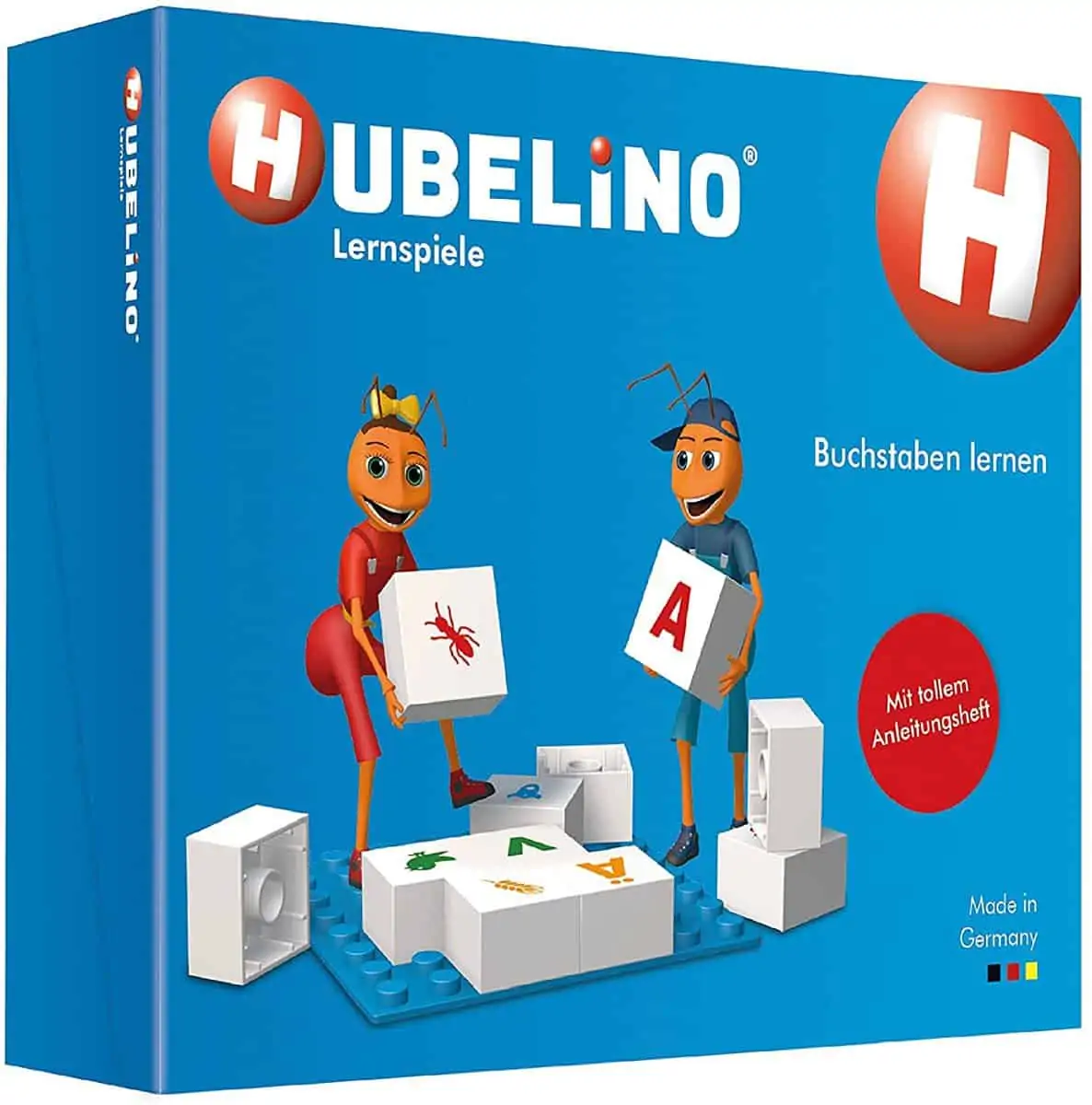 Hubelino 410016 – Lernspiel Buchstaben ab 4 J.(Duplo kompatibel) – 85 Teile für 17,44 € [Prime] statt 22,39 €